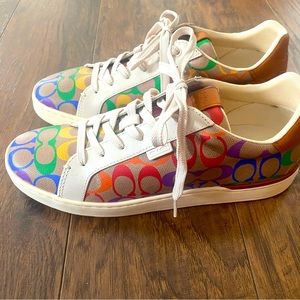 Coach Lowline Leather Sneakers - Women’s sz 10